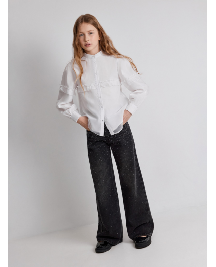 Блузка детская для девочек Imma белый