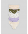 Трусы детские для девочек в наборе из 5 шт. Iriska цвет в ассортименте