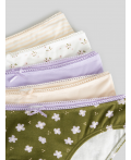 Трусы детские для девочек в наборе из 5 шт. Iriska цвет в ассортименте