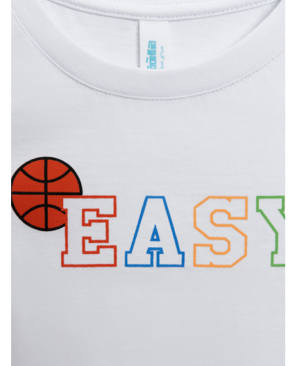 Мaйка детская для мальчиков Irving белый