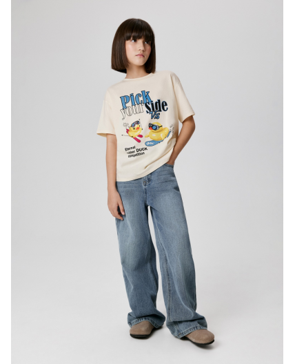 Футболка детская для девочек Kampala крем