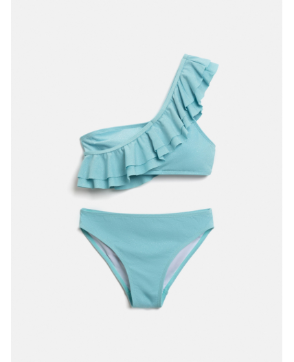 Костюм купальный детский для девочек Korine голубой