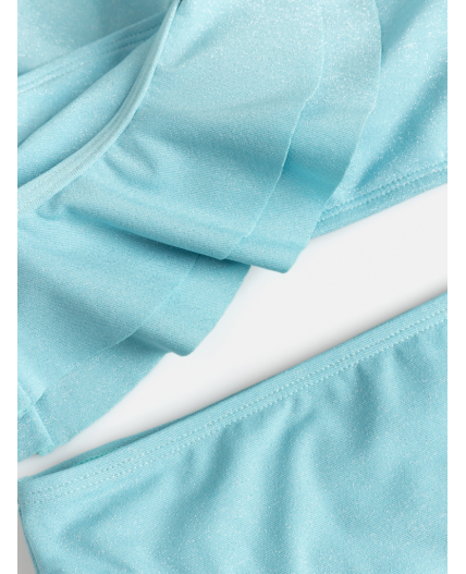 Костюм купальный детский для девочек Korine голубой