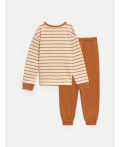 Набор детский для мальчиков ((1)джемпер и (2)брюки) Lich бежевый