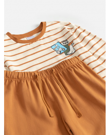 Набор детский для мальчиков ((1)джемпер и (2)брюки) Lich бежевый