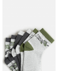 Носки детские в наборе из 3 пар Mertens серый меланж