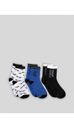 Носки детские в наборе из 3 пар Myatniy разноцветный