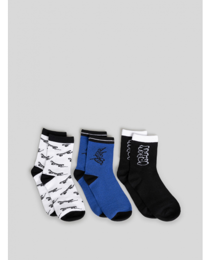 Носки детские в наборе из 3 пар Myatniy разноцветный