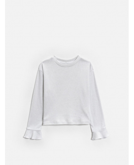 Джемпер детский для девочек Nansana серый