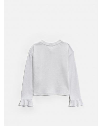 Джемпер детский для девочек Nansana серый