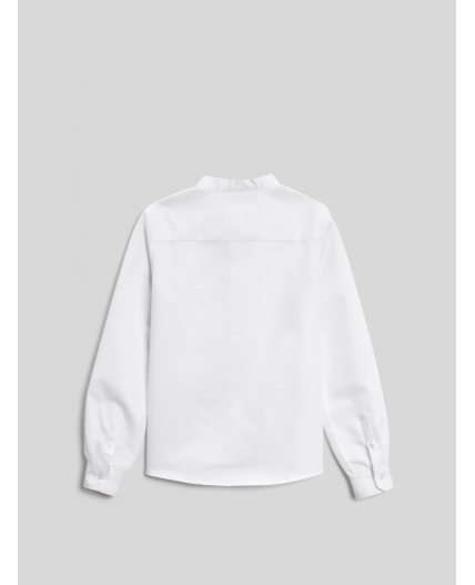 Сорочка верхняя детская для мальчиков Okomir белый