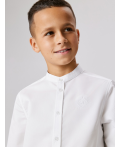 Сорочка верхняя детская для мальчиков Okomir белый