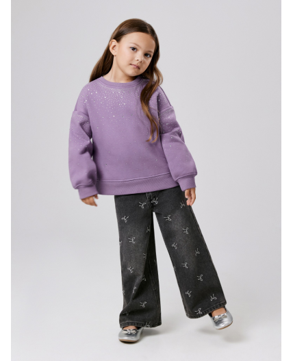 Джемпер детский для девочек Orneta фиолетовый