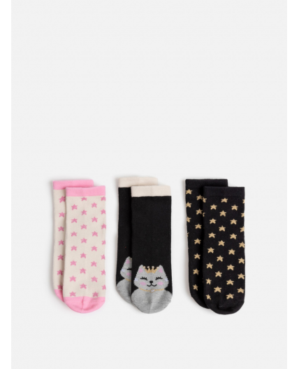 Носки детские в наборе из 3 пар Piave цвет в ассортименте