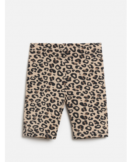Шорты детские для девочек Plesk леопардовый принт