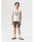 Шорты детские для девочек Plesk леопардовый принт