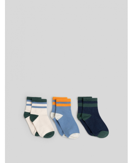 Носки детские в наборе из 3 пар Riki разноцветный