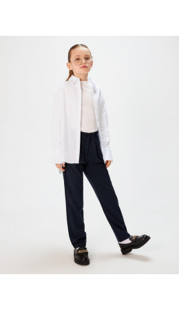 Брюки детские для девочек Rodjers темно-синий