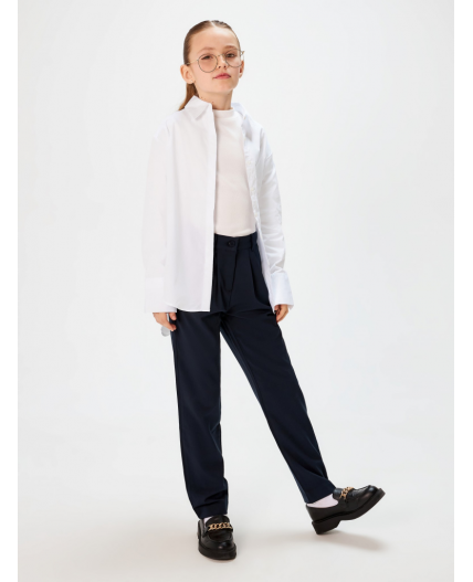 Брюки детские для девочек Rodjers темно-синий