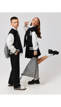 Сумка детская для обуви Rodons черно-белый