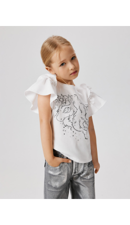 Футболка детская для девочек Shiraz белый