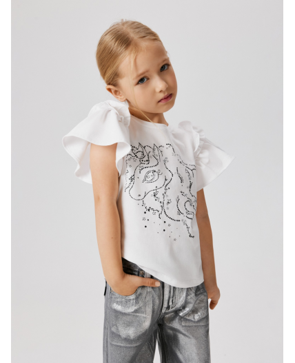 Футболка детская для девочек Shiraz белый
