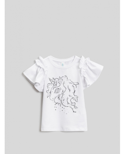 Футболка детская для девочек Shiraz белый