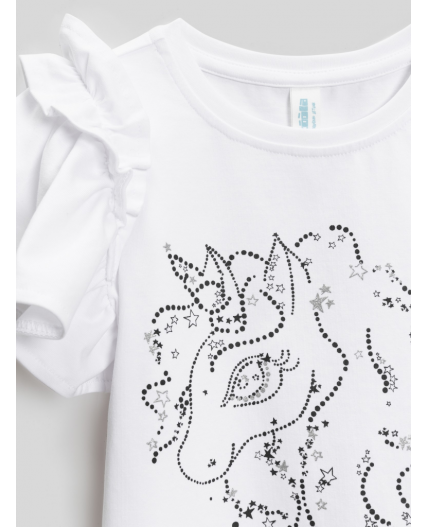 Футболка детская для девочек Shiraz белый