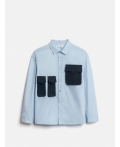 Сорочка верхняя детская для мальчиков Sofokl голубой