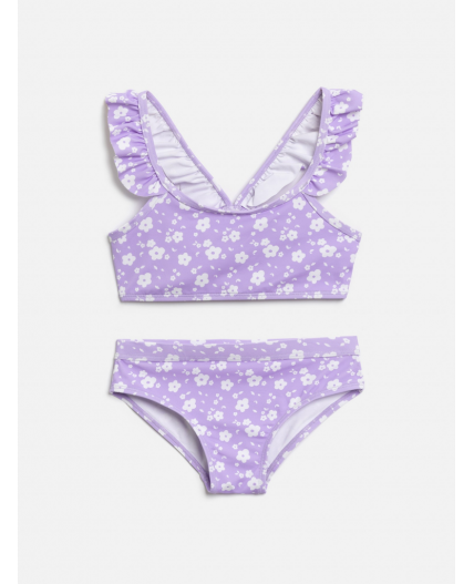 Костюм купальный детский для девочек Vika лавандовый