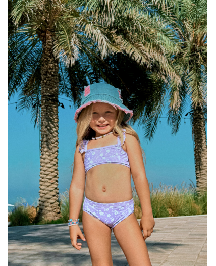 Костюм купальный детский для девочек Vika лавандовый