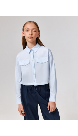 Блузка детская для девочек Virta голубой