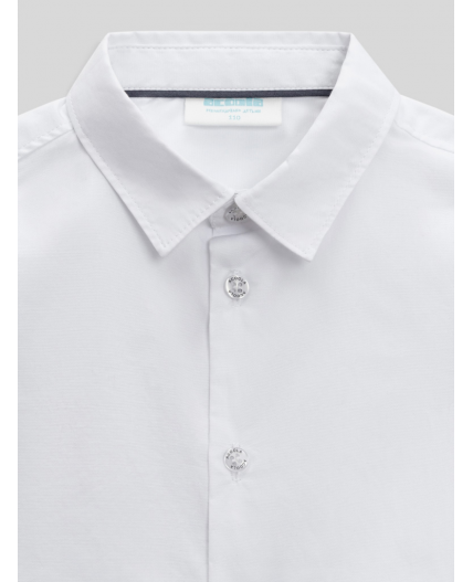 Сорочка верхняя детская для мальчиков Yan белый