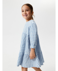 Платье детское для девочек Jorjia голубая клетка