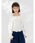 Блузка детская для девочек Viven молочный