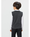 Жилет детский для мальчиков Gualdo1 серый меланж