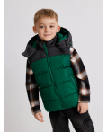 Жилет (утепленный) детский для мальчиков Capuch зеленый