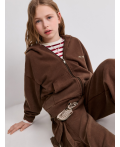 Куртка детская для девочек Konterra_jk коричневый