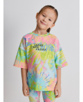 Футболка детская для девочек Dina разноцветный