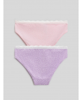 Трусы детские для девочек в наборе из 2шт Rim_br цвет в ассортименте