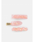Набор из 3 заколок для волос дет. Aella светло-розовый