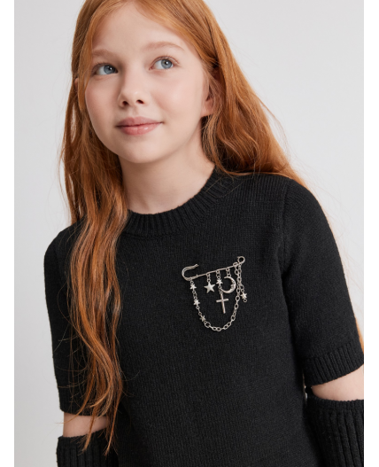 Брошь детская Fressi серебристый