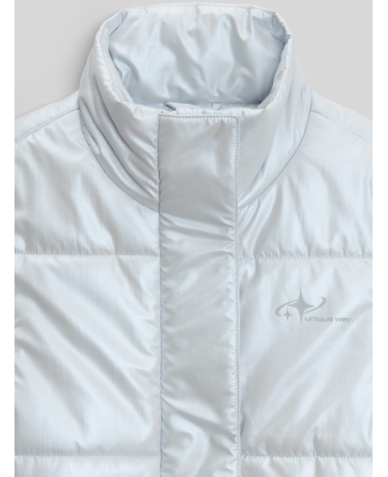 Куртка детская для девочек Bombon серо-голубой