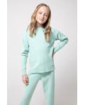 Джемпер (пуловер) для девочек Nessa бирюзовый
