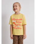 Футболка детская для девочек Soroka желтый