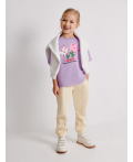 Футболка детская для девочек Soroka сиреневый