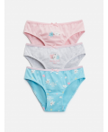 Трусы детские для девочек в наборе из 3шт Dblnya цвет в ассортименте