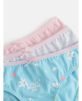 Трусы детские для девочек в наборе из 3шт Dblnya цвет в ассортименте