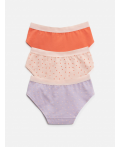 Трусы детские для девочек в наборе из 3 шт. Injir цвет в ассортименте