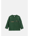 Джемпер детский для мальчиков Monblanc темно-зеленый